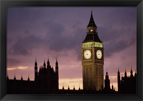 Framed Big Ben Palace Of Westminster London Print