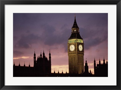 Framed Big Ben Palace Of Westminster London Print