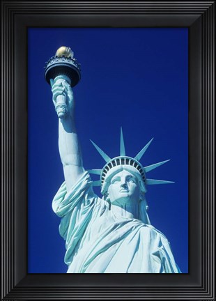 Framed Statue Of Liberty, New York Print