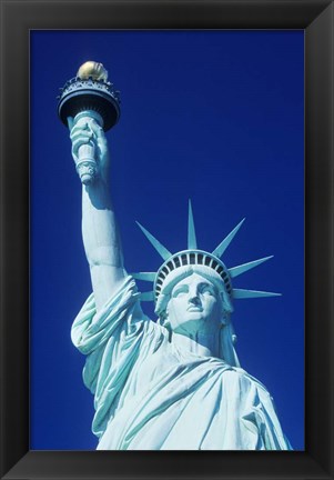 Framed Statue Of Liberty, New York Print