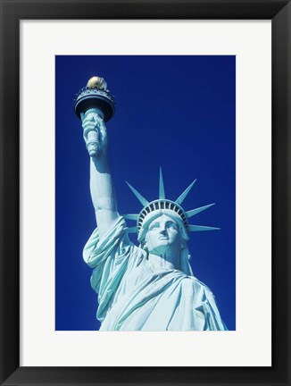 Framed Statue Of Liberty, New York Print