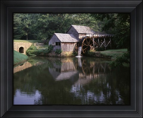 Framed Mabry Mill Blue Ridge Parkway Virginia Print