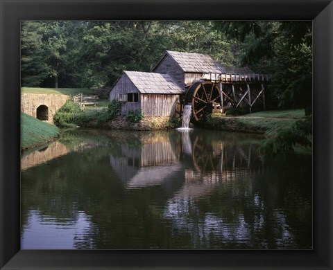 Framed Mabry Mill Blue Ridge Parkway Virginia Print