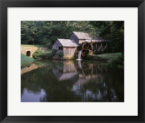 Framed Mabry Mill Blue Ridge Parkway Virginia Print