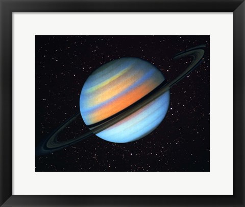 Framed Saturn Print