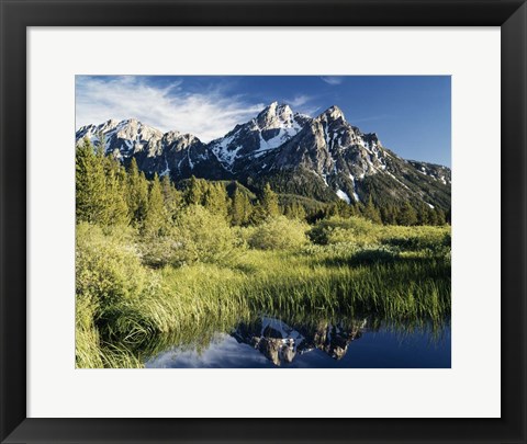 Framed Mcgowan PEAK CHALLIS NAT&#39;L FOREST IDAHO Print