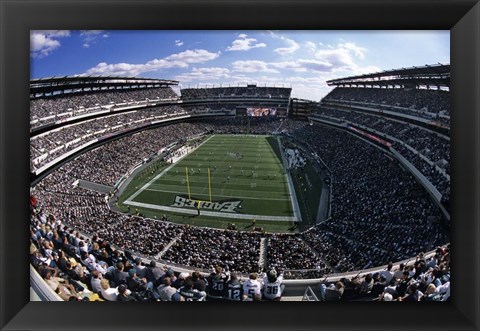 Framed Lincoln Financial Field Football Stadium Philadelphia Print