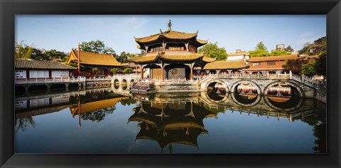 Framed Yuantong Buddhist Temple, Kunming, China Print