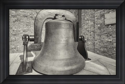 Framed Bell Tower At Harvard University, Cambridge, Massachusetts Print
