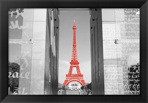 Framed Eiffel Tower Paris France Print