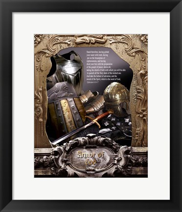 Framed Armor Of God Print