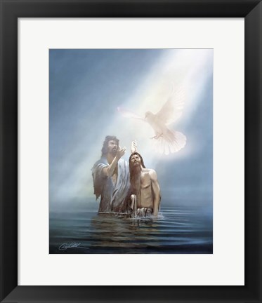 Framed Baptism Print