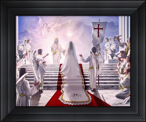 Framed Bride Of Christ Print