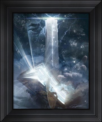 Framed God&#39;s Everlasting Word Print