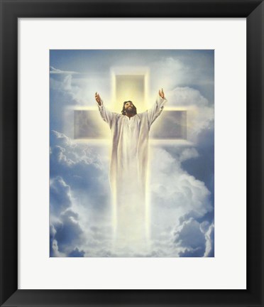 Framed He Is Risen Print