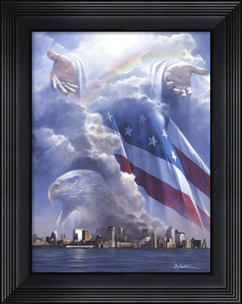 Framed In Gods Hands Print