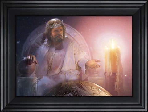 Framed Light Of World Print