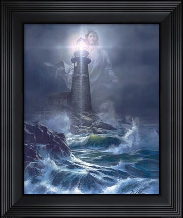 Framed Lord Is Light Print