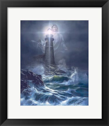 Framed Lord Is Light Print