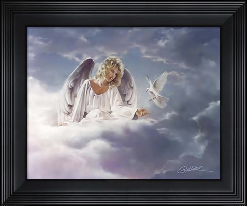 Framed Messengers Of Love Print