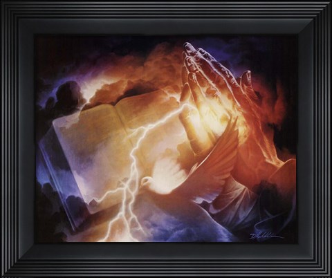 Framed Power Of Prayer Print
