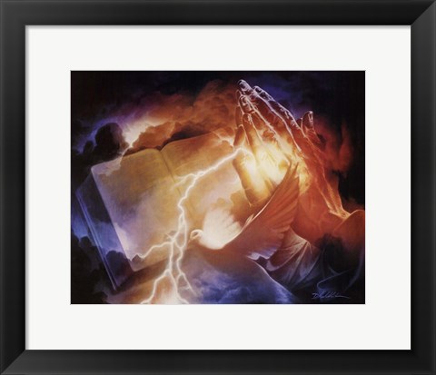 Framed Power Of Prayer Print