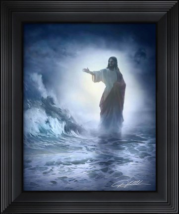 Framed Speak To The Storm Print