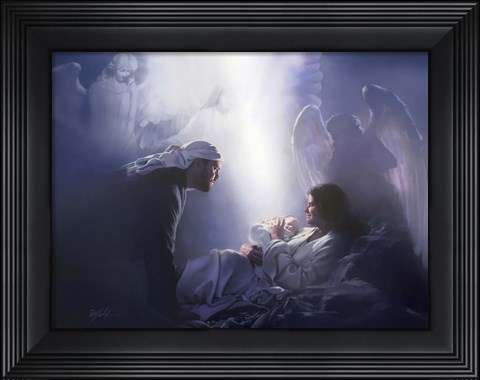 Framed Unto Us Print
