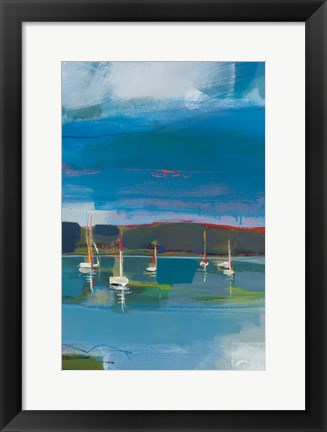 Framed Coastal Display III Print