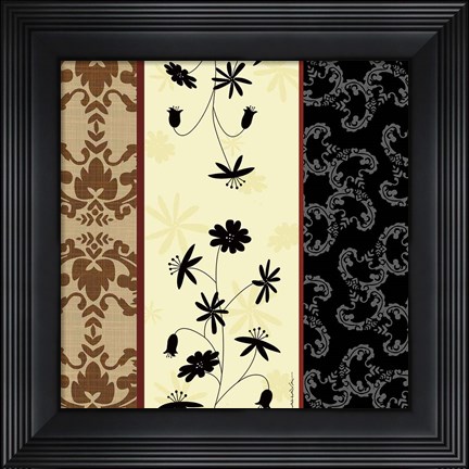 Framed Baroque I Print