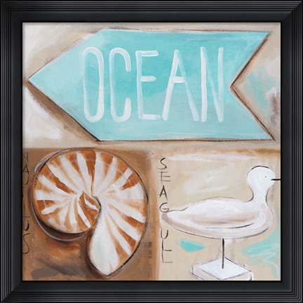Framed Where&#39;s the Ocean? Print