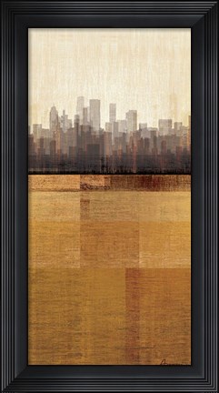 Framed Metropolitan Jewel-Box - Topaz Print