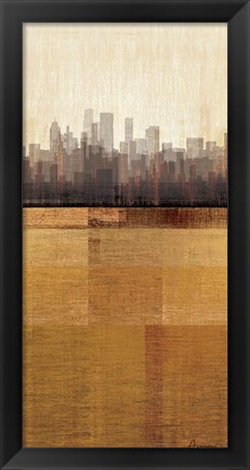 Framed Metropolitan Jewel-Box - Topaz Print