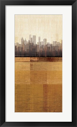 Framed Metropolitan Jewel-Box - Topaz Print