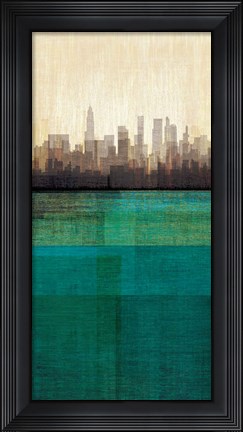 Framed Metropolitan Jewel-Box - Emerald Print