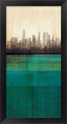 Framed Metropolitan Jewel-Box - Emerald Print