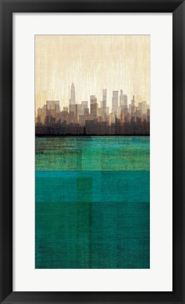 Framed Metropolitan Jewel-Box - Emerald Print