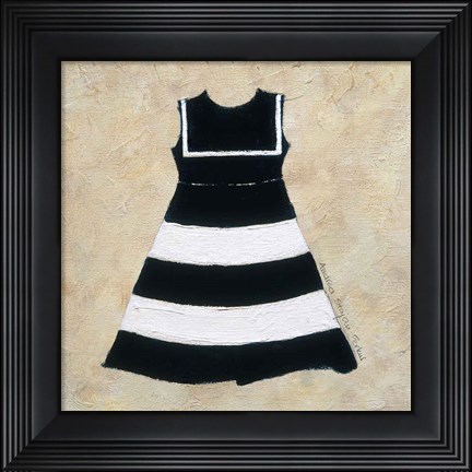 Framed Nautical Girl I Print
