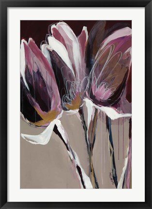 Framed Aubergine Splendor I Print