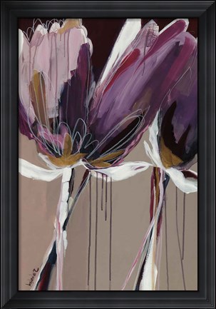 Framed Aubergine Splendor II Print