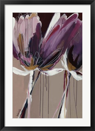 Framed Aubergine Splendor II Print