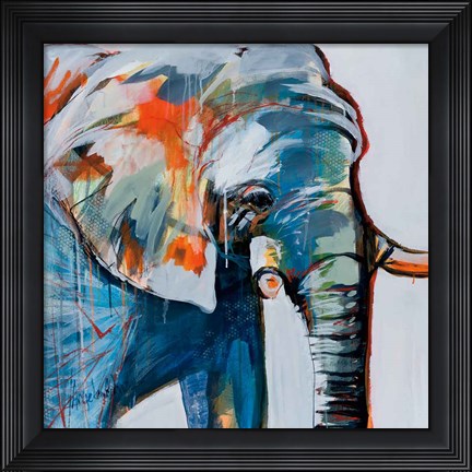 Framed Mr. Silver Hair Print