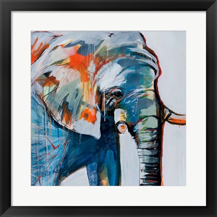 Framed Mr. Silver Hair Print
