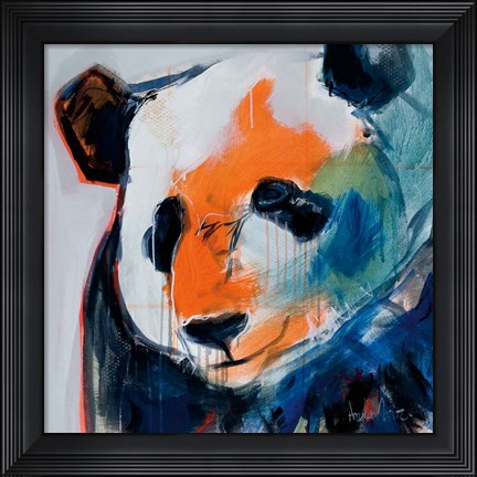 Framed Call Me Pand Print