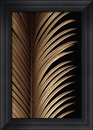 Framed Tropical Leaf Study I Print
