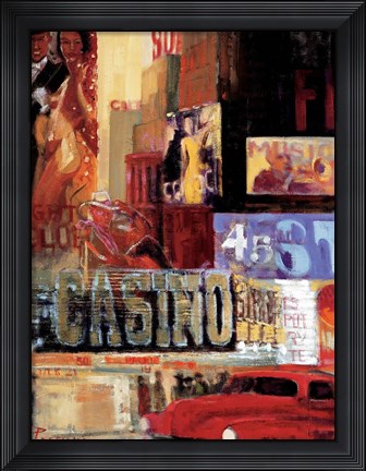 Framed Night Arrival Print