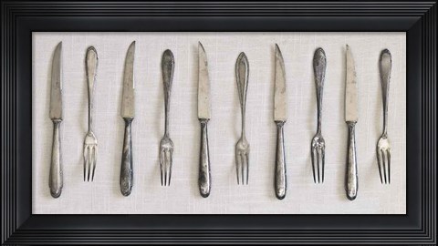 Framed Antique Collection I Print