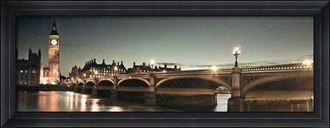 Framed London Lights Print