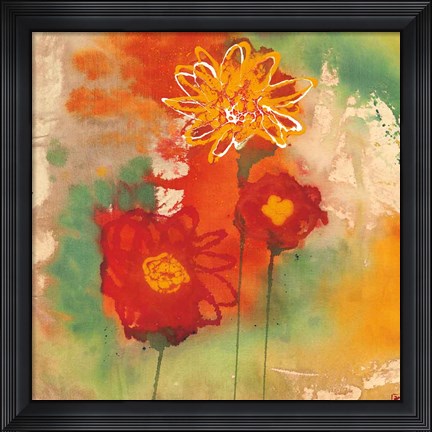 Framed Sunflowers I Print