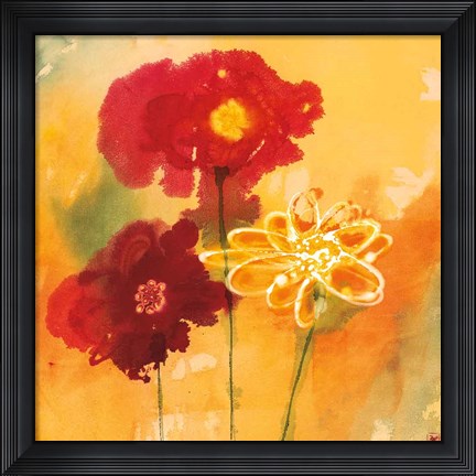 Framed Sunflowers II Print